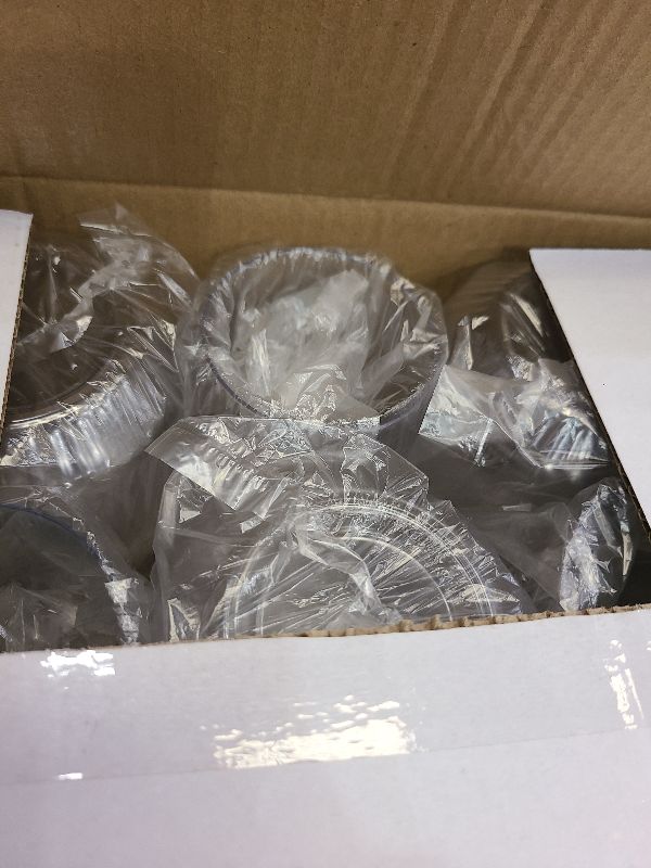 Photo 1 of 30 Pack Plastic Ribbed Wine Glasses, 14 OZ Origami Stemless Disposable Wine Champagne Whiskey Glasses Unbreakable Clear Plastic Cocktail Glasses, Reusable Wine Cups for Home Party Wedding Bar