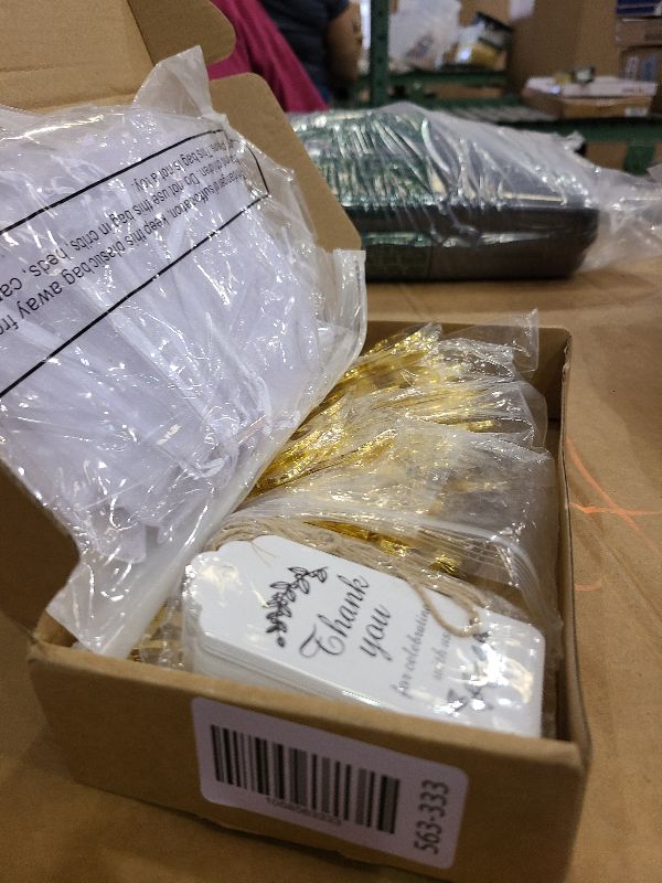 Photo 1 of 150 Pcs 50th Birthday Party Favors,50 Pcs 50th Birthday Party Favor Bottle Opener, 50 Pcs White Sheer Organza Bags,50 Pcs Thank You Tags 50th Anniversary Favors for Guests Gifts Birthday Souvenirs