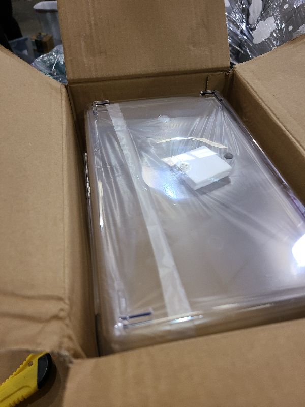 Photo 1 of 2 Pack Trash Bag Holder with Bamboo Lid, Stackable Trashbag Dispenser, Extra Large Garbage Bag Holder for Kitchen Laundry Room Under Sink Organization and Storage