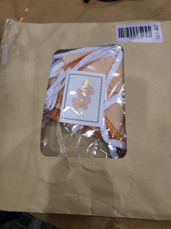 Photo 1 of 10M/32Ft Triangle Flag Fabric Banner Cotton Pennant Garland Cloth Bunting for Fall Decor Autumn Wedding Birthday Party Thanksgiving Day Home Nursery Outdoor Garden Hanging Decoration (Orange+36Pcs)