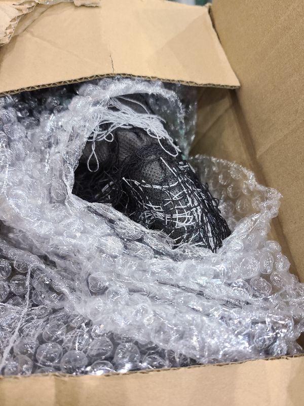 Photo 1 of [ Rotates & Swings Motion ] Talking Zombie Groundbreaker Halloween Animatronic with Sound Activation-Creepy Sound Light Up Red Eyes Skeleton Groundbreaker Animated Decorations Outdoor Haunted House