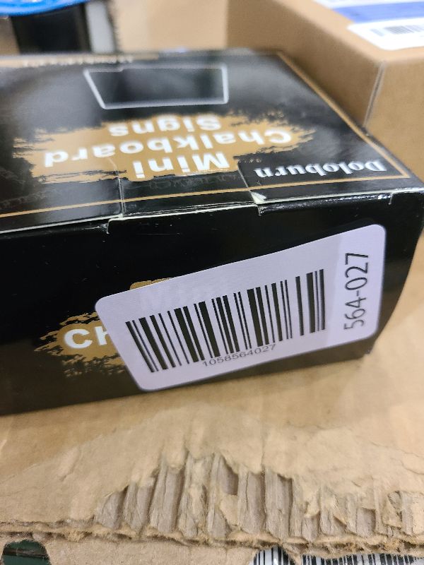 Photo 1 of 12 Pack 4"x3"Mini Chalkboard Signs for Chalk Sign for Food - Party - Buffet - Table Sign Chalkboard - Wedding - Bakery - Small