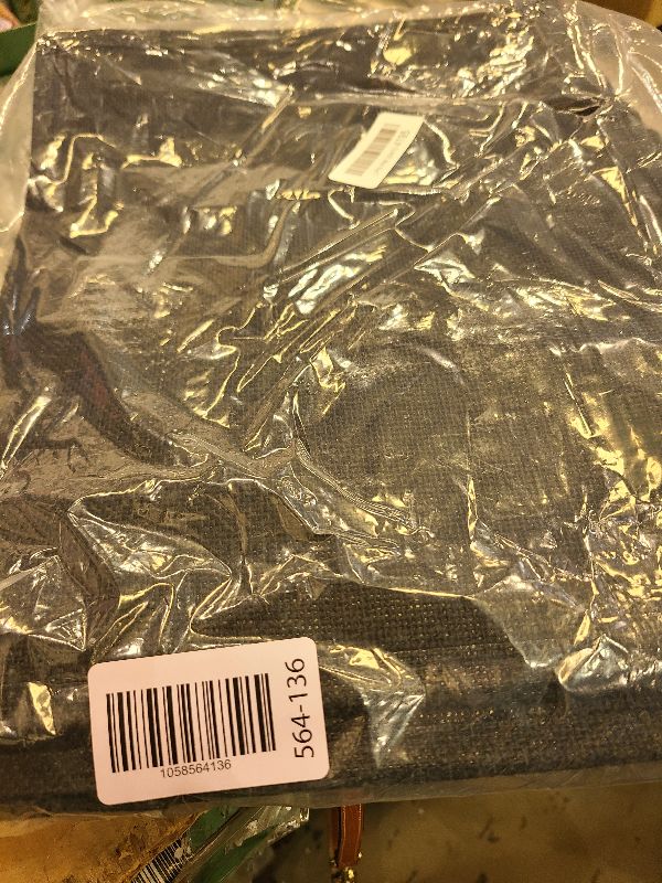 Photo 1 of 10 Pack Black Burlap Tote Wedding Jute Gift Bags with Handles - Large Reusable Shopping Tote Kitchen Reusable Grocery Bags for Bridesmaid DIY Craft - 15.35 x 5.91 x 12.2 Inch