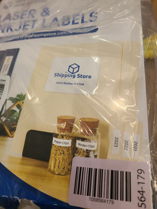 Photo 1 of 1.5" Circle Printable Labels Compatible with Inkjet and Laser Printers - 250 Sheets, 7500 Matte White Round Stickers for Pricing, Product Labeling, and Custom Tags - Spartan Industrial