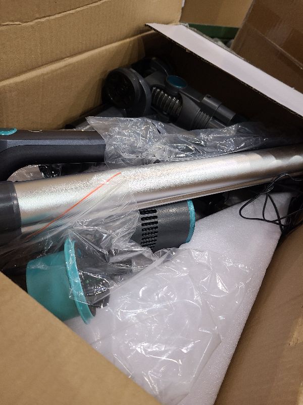 Photo 1 of 280W Cordless Vacuum Cleaner for Home, Powerful Stick Vacuum with 45min Runtime, Anti-Tangle 1.2L Dust Cup, Rechargeable Wireless Vacuum for Hardwood Floor Carpet Pet Hair