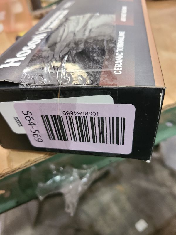 Photo 1 of 1 Inch Extra Long Barrel Curling Wand, Ceramic Tourmaline Curling Wand Professional Dual Voltage with Adjustable Temperature