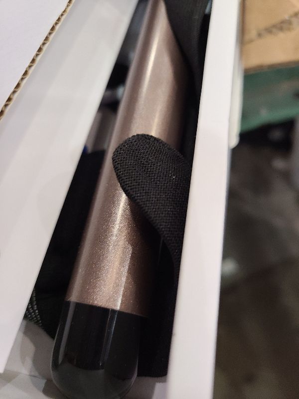 Photo 1 of 1 Inch Extra Long Barrel Curling Wand, Ceramic Tourmaline Curling Wand Professional Dual Voltage with Adjustable Temperature