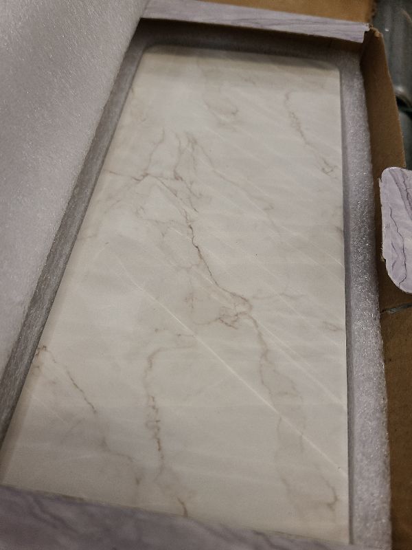 Photo 1 of 2 Pcs Water Absorbing Stone Drying Trays for Bathroom Sink Kitchen Counter Soap Dish Dispenser Sponge Holder White Ceramic Bathroom Vanity Quick Dry Stone Mat for Kitchen Sink Marble Diatomite Tray