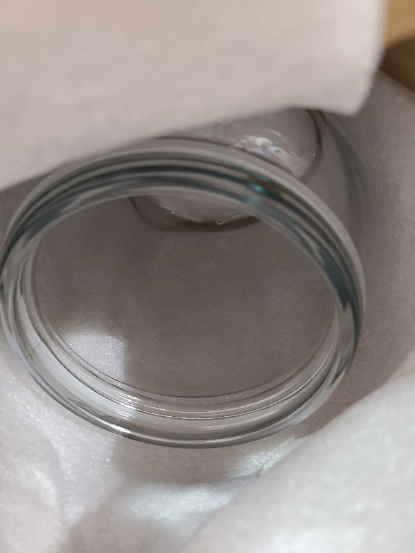 Photo 1 of 1 Gallon Glass Cookie Jar with Matte Black Metal Lids Airtight Storage Container - Ideal for Food, Treats, Candy, Dried Food - Perfect for Kitchen or Laundry Room - Pack of 1