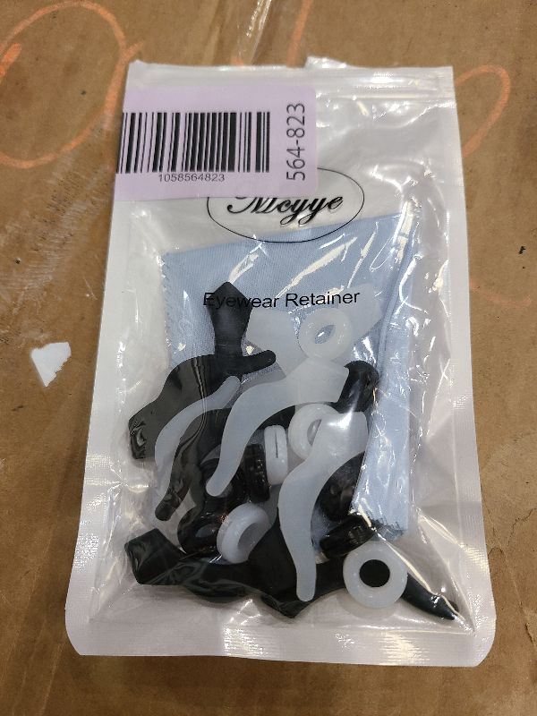 Photo 1 of 12 Pairs Mcyye Eyeglasses Ear Grips, Anti Slip Eyeglass Retainer, Premium Silicone Ear Hook, Keep Glasses from Slipping Down Your Nose, Simple, Effective Helper for Kids, Adults, Sports, Study & Work
