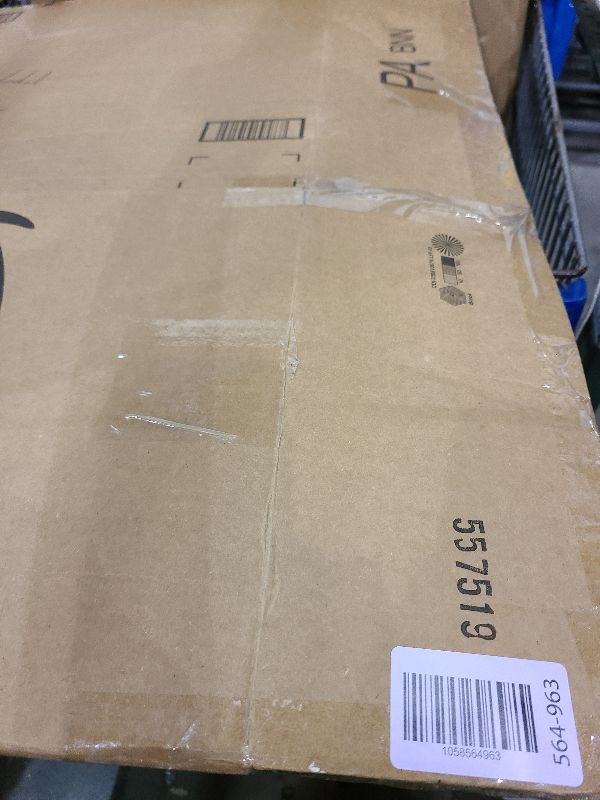 Photo 1 of 24 Inch Grand Farmhouse Wall Clock, Vintage-Inspired Wood & Metal Design with Large Etched Numbers, Silent Battery-Powered Timepiece for Offices, Kitchens, Bedrooms, and Living Rooms