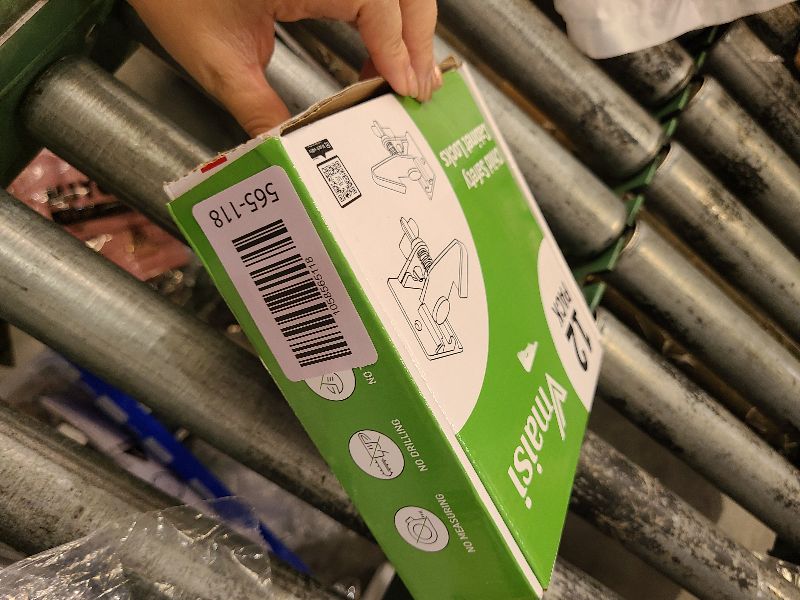 Photo 1 of 12 Pack Cabinet Locks Child Safety Latches - Vmaisi Baby Proofing Cabinets Drawer Lock with Adhesive Easy Installation - No Drilling or Extra Screws (White)