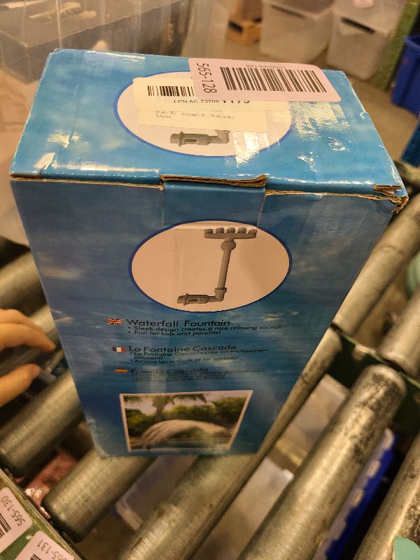 Photo 1 of 360°Adjustable Pool Fountain for Above Ground and Inground Pools,Five Nozzles Waterfall Sprinkler for Cooling & SPA Relaxation, Fun High-Pressure Swimming Pool Spray Accessories, White with 2 Adapter