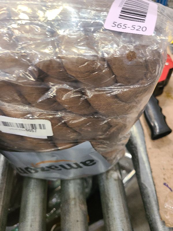 Photo 1 of 12 Pack 10Ft Cheesecloth Table Runner 35x120 Inch Boho Gauze Table Runner Rustic Cheese Cloth Long Romantic Table Runners for Wedding Bridal Shower Birthday Party Table Decor (Brown)