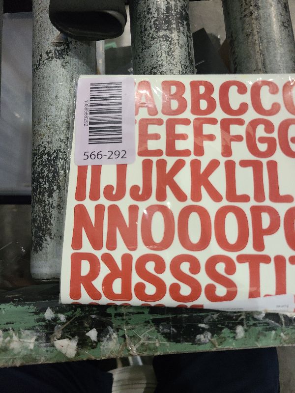 Photo 1 of 1512 Alphabet Stickers 12 Sheets Alphabet Stickers Vinyl Self-Adhesive Number Alphabet Vinyl Stickers, Mailbox Numbers Labels DIY Crafts Art Making, Decals for Sign,Notebook, Classroom Decor, Door