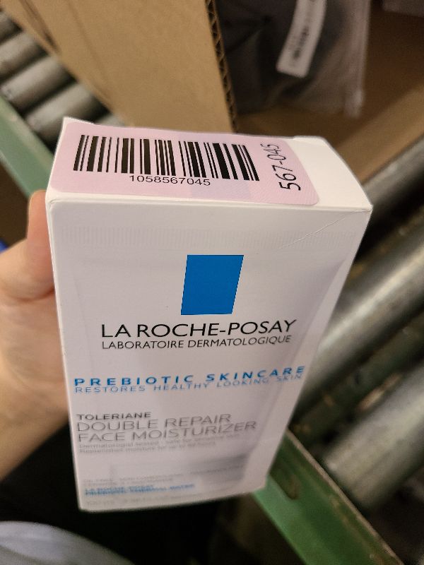 Photo 1 of La Roche-Posay Toleriane Double Repair Face Moisturizer, Daily Moisturizer Face Cream with Ceramide and Niacinamide for All Skin Types, Oil Free, Fragrance Free