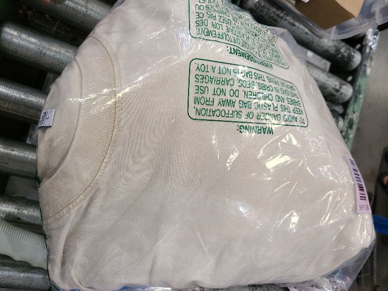 Photo 1 of 3 Pcs Oversized Heavy Cotton Summer T-Shirts Vintage Unisex Short Sleeves Casual Loose Basic Tops(Beige+Army Green+Black L)