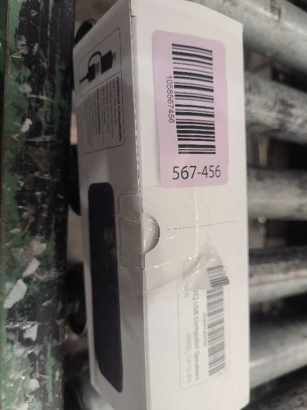 Photo 1 of [Upgraded] USB Computer /Laptop Speaker with Stereo Sound & Enhanced Bass, Portable Mini Sound Bar for Windows PCs, Desktop Computer and Laptops