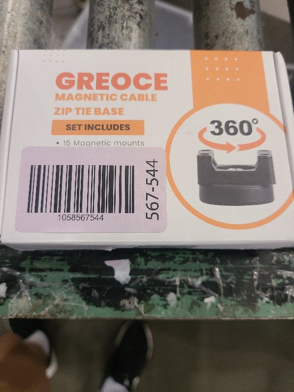 Photo 1 of 15Pcs (+100 pcs zip ties) Magnetic Cable Clips Zip Tie Mount Base, Cable Ties Holder, Multipurpose Wire Cable Holder for Magnetic Cable Management, Electrical Organization Supplies for Wire (BLACK15)