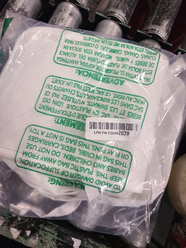 Photo 1 of 1-Piece Baby Crib Rail Covers for Teething – Add-On Breathable Mesh Rail Guard (51" x 7"), Padded Protector, White (No Pocket) – Complements 3-Piece Set