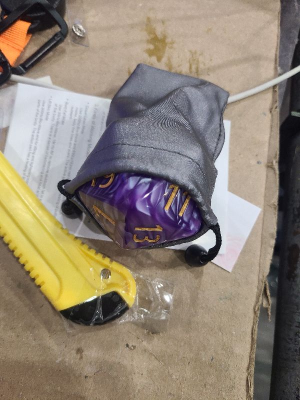 Photo 1 of 20 Sided DND Dice,D20 Giant Polyhedral Dice,55mm Titan Large Pearl Color D20 Dice,20 Sided Cube D&D Dice Set for Dungeons and Dragons, RPG, MTG Table Games(Purple-Pearl Series)