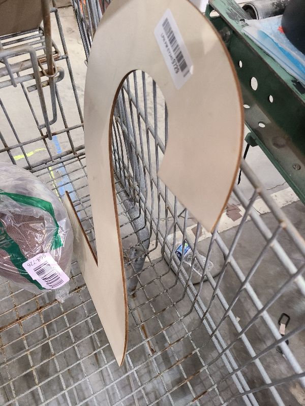 Photo 1 of 17 inch large wooden numbers, wood number, blank wooden number, wooden sign board, wooden numbers for crafts, DIY projects, birthday, party, wedding decorations (Number 2)