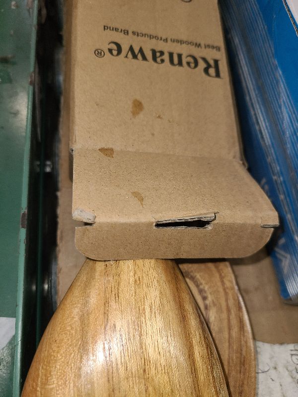 Photo 1 of 2 Pcs Large Wooden Spoons for Cooking Serving Mixing Kitchen Spoon Big Acacia Wood Utensils Set Teak Spatula Cooking Spoon Set Bamboo Baking Spoons Non Toxic Kitchen Tools Cooking Accessories