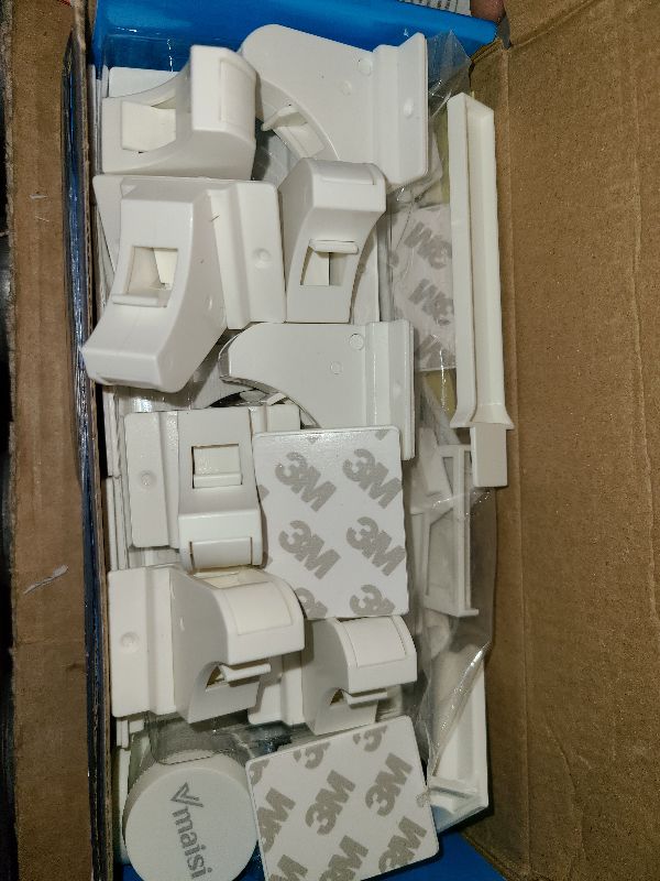 Photo 1 of 20 Pack Magnetic Cabinet Locks Baby Proofing - Vmaisi Children Proof Cupboard Drawers Latches - Adhesive Easy Installation