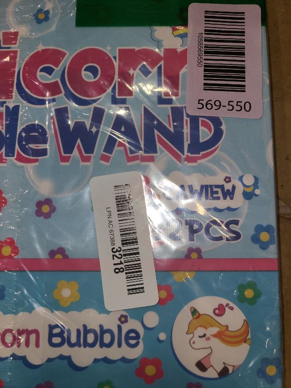 Photo 1 of 32 Piece Mini Unicorn Bubble Wand with Gift Box, Pastel Unicorn Party Favors for Kid, Toddler Girl Birthday Parties Decoration, Goodie Bag Stuffers Supplies, Bubbles Gift Toy Bulk, Carnival Prizes
