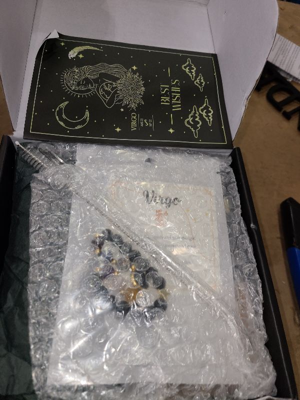 Photo 1 of 12PCS Virgo Birthday Gifts for Women-Virgo Zodiac Gifts for Women, Mom, Wife, Self Care Package,Get Well Soon, Mother's Day Baskets Birthday Astrological Baskets