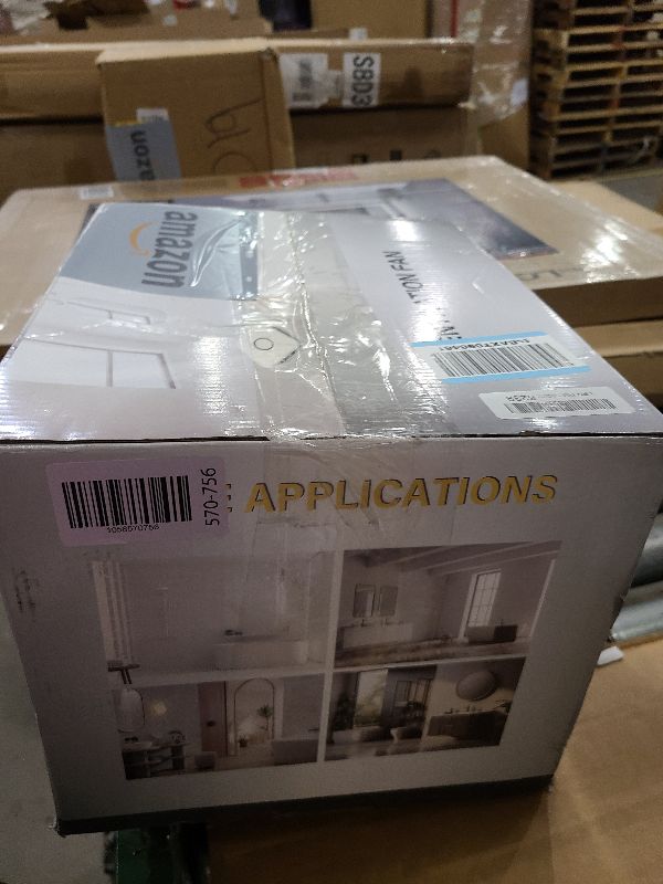 Photo 1 of 2-in-1 Bathroom Exhaust Fan with Light, 32W Quiet Vent Fan - 130 CFM & 1.5 Sones, 1200lm LED Light - 3000K/4000K/5000K Adjustable, Easy to Install, Bathroom Fans for Home, Bath, Hotel, Etc.