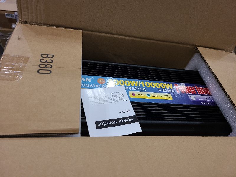 Photo 1 of 10000W Inverter DC12V/24V to AC220V Solar Power Outlet Off-Grid Converter L+C+D Display Car/Boat Travel Battery Inversor(DC12V_AC220-240V)