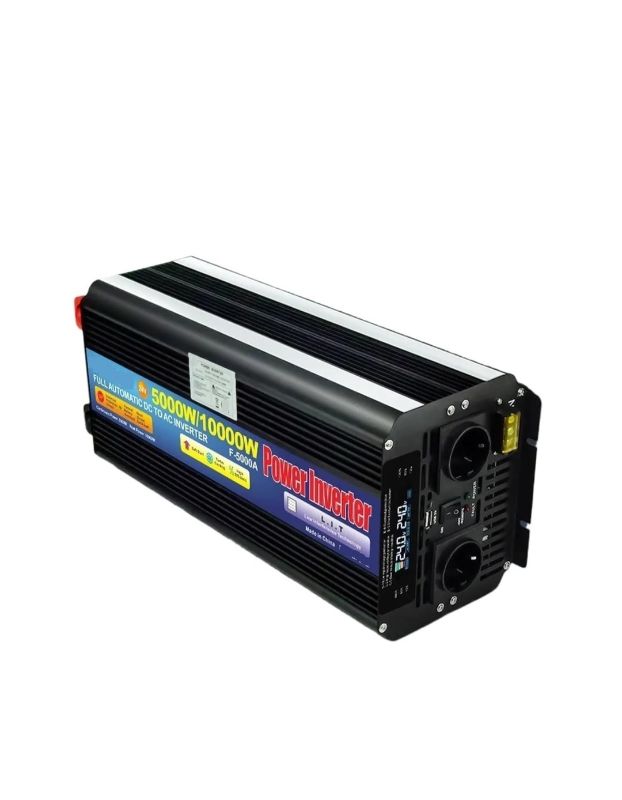 Photo 1 of 10000W Inverter DC12V/24V to AC220V Solar Power Outlet Off-Grid Converter L+C+D Display Car/Boat Travel Battery Inversor(DC12V_AC220-240V)