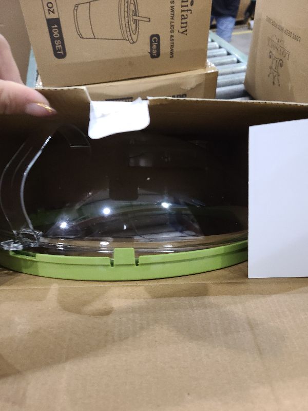 Photo 1 of 12 Inch Microwave Splatter Cover, Upgraded Microwave Cover for Food with Water Steamer, Integrated Handle, Splatter Guard, Cookware lid, House Warming Gifts New Home, Green