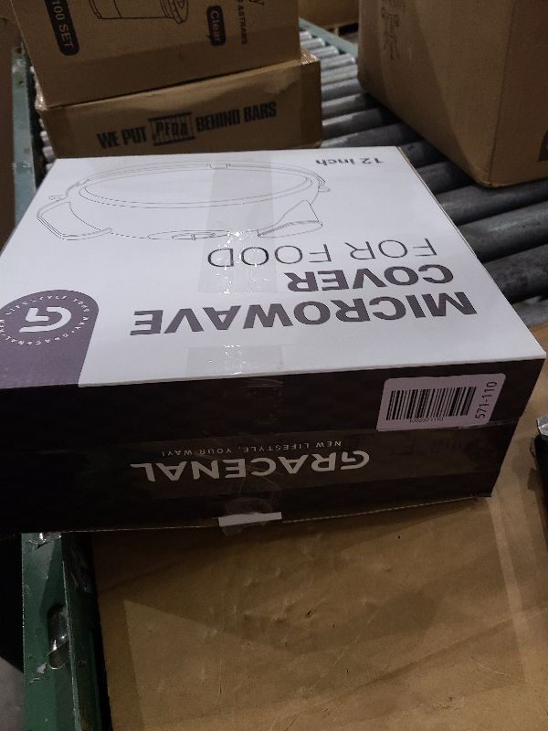 Photo 1 of 12 Inch Microwave Splatter Cover, Upgraded Microwave Cover for Food with Water Steamer, Integrated Handle, Splatter Guard, Cookware lid, House Warming Gifts New Home, Green