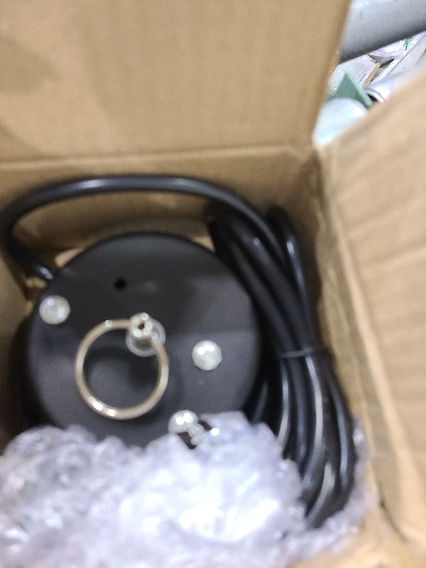 Photo 1 of 3 RPM Mirror Ball Motor NuLink Heavy Duty Disco Ball Motor Rotator Supports 4 6 8 12 16” Balls for Indoor Night Club, DJ, Party Decor