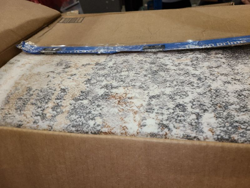 Photo 1 of 10x14 Area Rugs Living Room: Washable Large Abstract Modern Soft Rug Stain Resistant Indoor Floor Non Slip Accent Carpet for Bedroom Nursery Playroom Office Dining Room Dorm Home House- Gray Gold