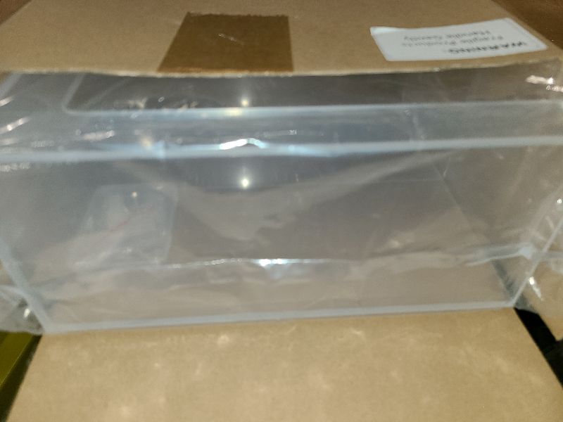 Photo 1 of 3 Compartments Acrylic Coffee Cup Dispenser Organizer Paper Cup Lid Sleeve Holder Organizer Coffee Shop Supplies Holder Storage for Counter Wall(Clear)