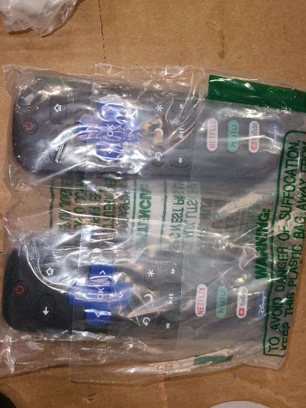 Photo 1 of (Pack of 2) Replacement Remote Control Only for Roku TV, Compatible for TCL Roku/Hisense Roku/Onn Roku/Sharp Roku/Element Roku/Westinghouse Roku/Philips Roku Smart TVs (Not for Roku Stick and Box)