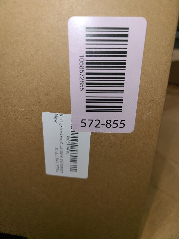 Photo 1 of [Luxury] Kitchen Soap Dispenser Set - 16OZ Amber Glass Bottle, Stainless Steel Pump, Instant Dry Tray, Waterproof Labels, Non-Slip Silicone Pad, and Dish Brush | Upgrade for Your Kitchen and Bathroom