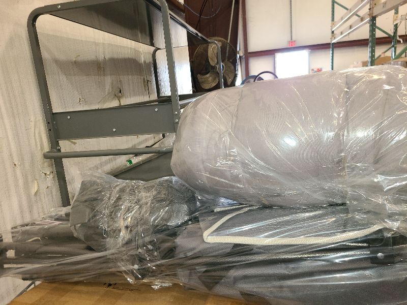 Photo 1 of 10x10 Pop Up Canopy Tent - Patented Center Lock One Push Instant Outdoor Canopy Beach Tent with STO-N-Go Bag 8 Stakes & 4 Sand Bags?Grid Grey