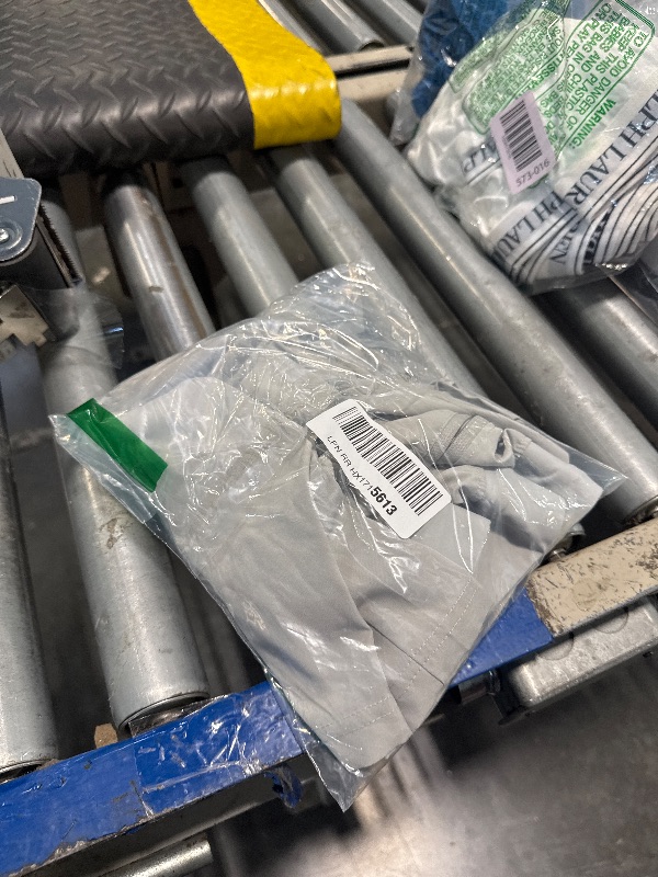 Photo 1 of ***LITTLE BURN HOLE IN SHORTS***Men's Running Shorts with Zipper Pockets 7 Inch Lightweight Quick Dry Gym Athletic Workout Shorts for Men (Light Grey, M)