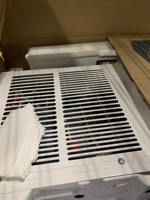 Photo 1 of Midea 12,000 BTU Smart Inverter Air Conditioner Window Unit with Heat and Dehumidifier – Cools up to 550 Sq. Ft., Energy Star Rated, Quiet Operation, Electronic Controls, Remote Control, White