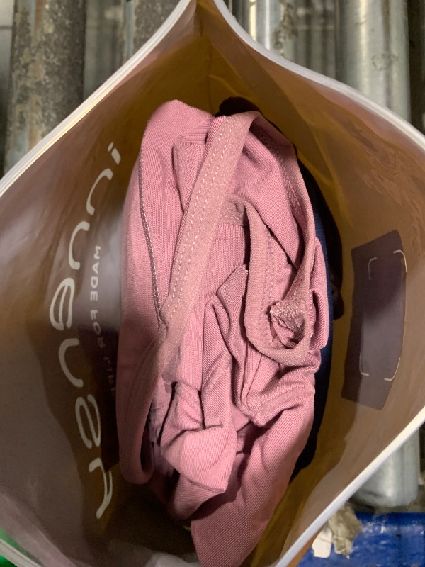 Photo 1 of INNERSY Women's Bamboo Viscose Heavy Flow Period Underwear High Waisted Leakproof Panties 3 Pack(Pink/Blue/Brown,Large)