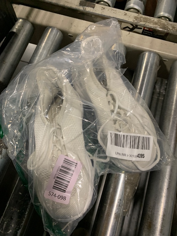 Photo 1 of **USED RUNSIDE Girls Lightweight Sneakers Kids Lace-up Tennis Running Shoes, Breathable Walking Shoes for Toddler/Little Kid/Big Kid White