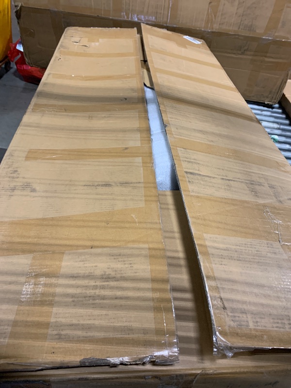 Photo 1 of ***Missing box 3/3 *** GlasFlength Sectional Couches for Living Room, Convertible 4 Seat Modular Sectional Sofa Set for Living Room, L Shaped Couch or U Shaped Couch with Storage Ottoman for Apartment, Leather Black ( Box 1 & 2 )