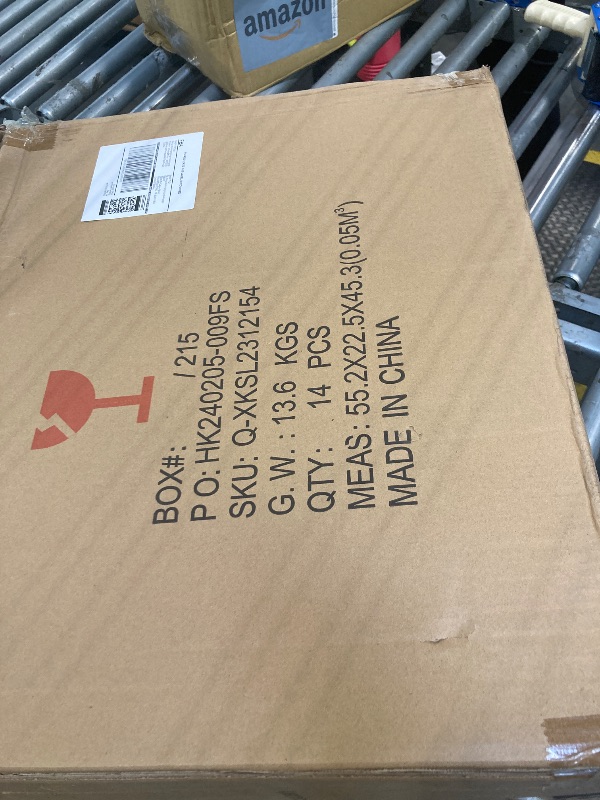 Photo 1 of **14 PACK** 16x20 Black Plastic Frame with Plastic Cover, Display Pictures 11x14 with Mat or 16x20 Without Mat, 1 Pack 16 by 20 Frame for Wall Hanging