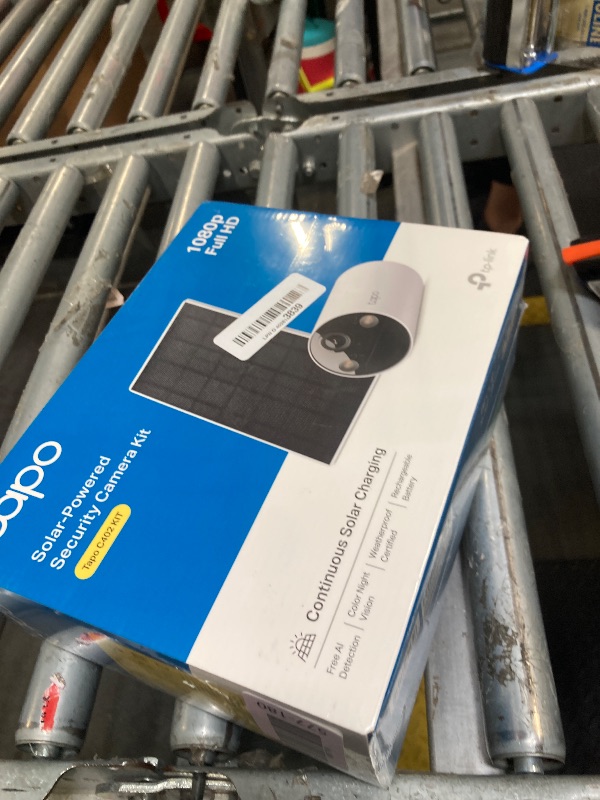 Photo 1 of **FACTORY SEALED**TP-Link ???? SolarCam C402 Kit, Outdoor Battery Camera w/Solar Panel Base, Wireless, 1080P, Free Person/Vehicle Detection, SD/Cloud Storage, Color Night Vision, No Hub Needed, Works w/Alexa