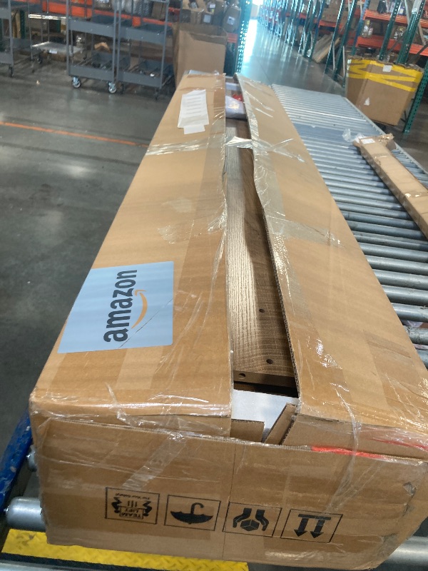 Photo 1 of **Missing Parts**Little Tree 70.9-Inch Long Console Table, Narrow Sofa Table Behind The Couch, Farmhouse Console Table for Living Room, Entryway, Hallway