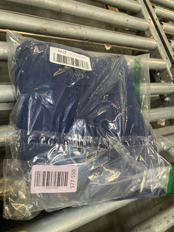 Photo 1 of **DAMAGE**Korebow Wide Leg Jumpsuit for Women Spring Summer Casual Loose Bib Overalls Palazzo Pants Rompers Jumpsuits(0003-Navy-1-S)